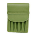 Pavia Hexa 6 Pen Case - Lime Green